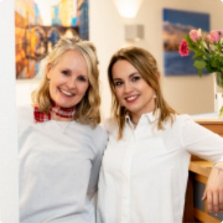 Frau Rossmann und Frau Sander