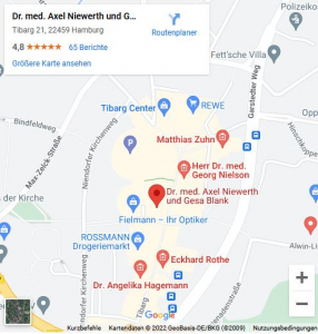 Hausarzt Tibarg Hamburg maps